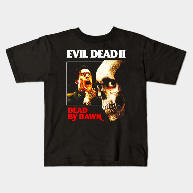 Evil Dead II/ Dead By Dawn Kids T-Shirt by EvilArmy